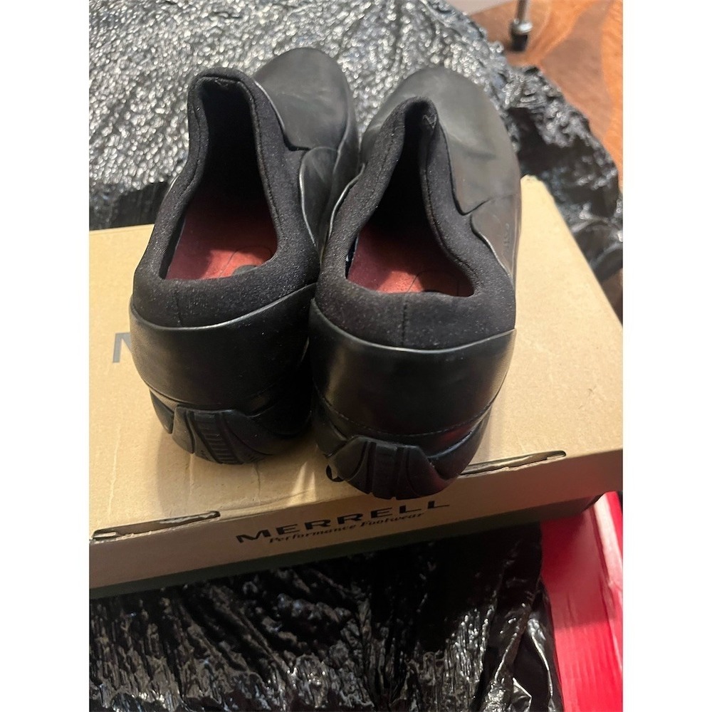 Merrell Encore Q2 Moc Womens Slip-On Clog Shoes Black Comfort Casual Work 10 - Picture 5 of 10